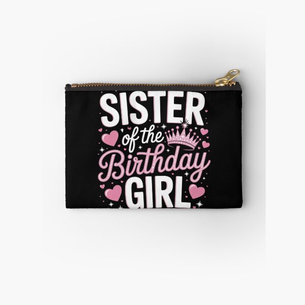 Item preview, Sister of the Birthday Girl Cute Pink Matching Family Party designed and sold by PowAcademy.