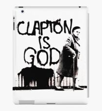 Clapton T-shirt | Clapton is God iPad Case/Skin