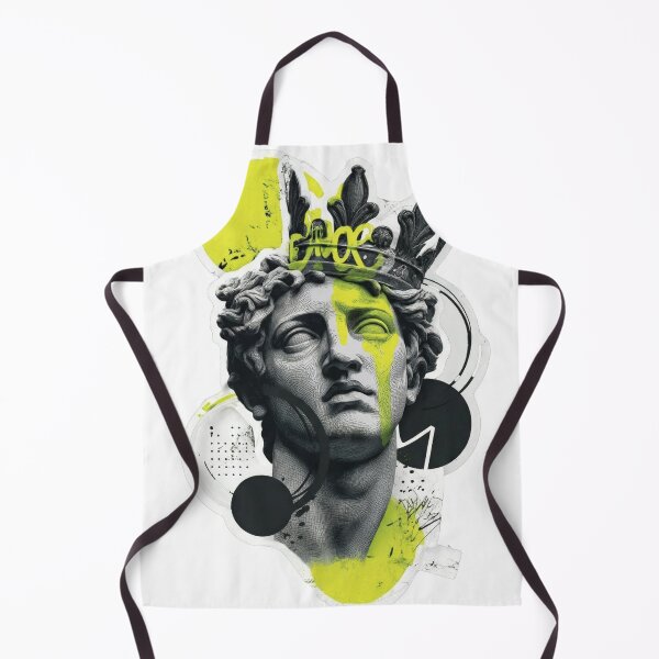 Item preview, The Graffiti Crowned Apollo designed and sold by Chughtai's Art.