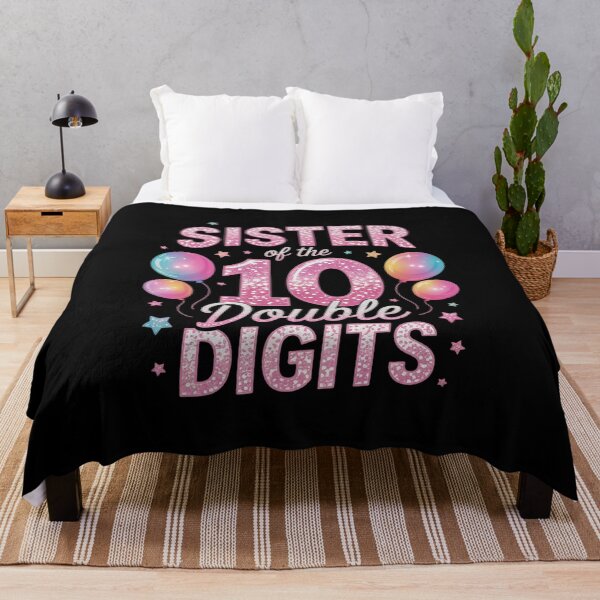 Item preview, Sister of The Birthday Girl Double Digits 10th Birthday designed and sold by PowAcademy.