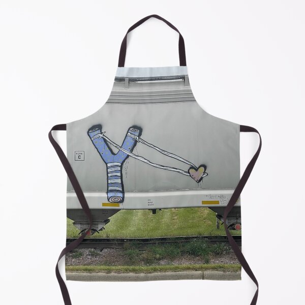 Item preview, Slingshot Heart – Street Art on a Train Car designed and sold by aadventures.