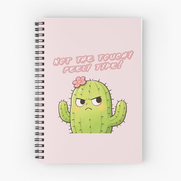 Item preview, Not the Touchy Feely Type Funny Cactus Cartoon designed and sold by FFPrints.