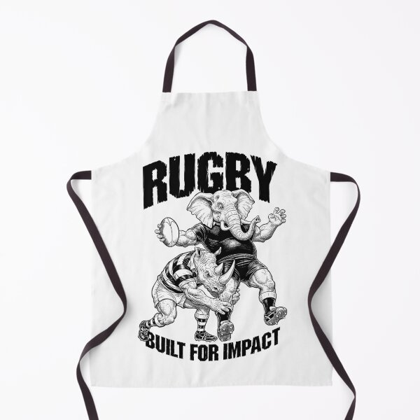 Item preview, Rugby Player Built For Impact Funny Rhino Elephant Tackle designed and sold by GrandeDuc.