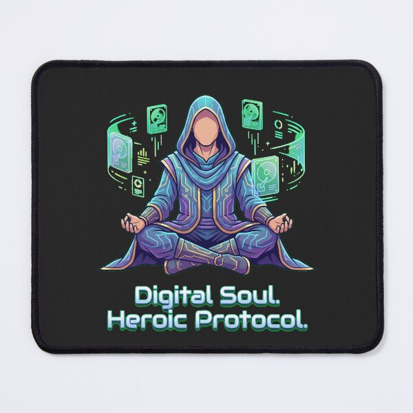 Item preview, The Distributed Systems Monk | Zen Tech & Coding Art designed and sold by Thaivi Design.