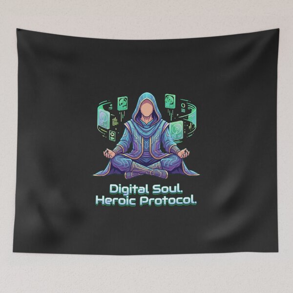 Item preview, The Distributed Systems Monk | Zen Tech & Coding Art designed and sold by Thaivi Design.