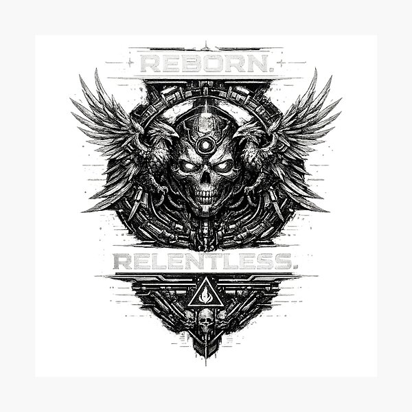 Item preview, Relentless Respawn Cyber Gamer Emblem designed and sold by Cyberxp.