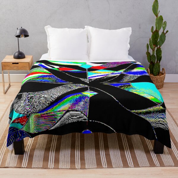 Item preview, prismatic rhythm dark electrize 13 colorful geometric abstract design designed and sold by SmashingDeals.