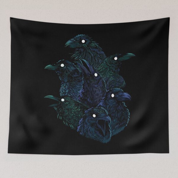 Item preview, Raven Pattern Dark Aesthetic designed and sold by lawlsbdy38.