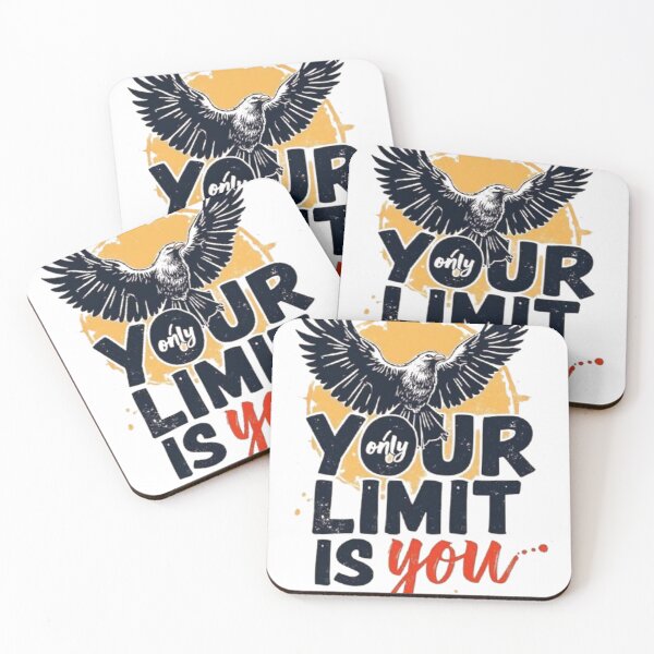 Item preview, Your Only Limit Is You Motivational Eagle designed and sold by Bulk order available .