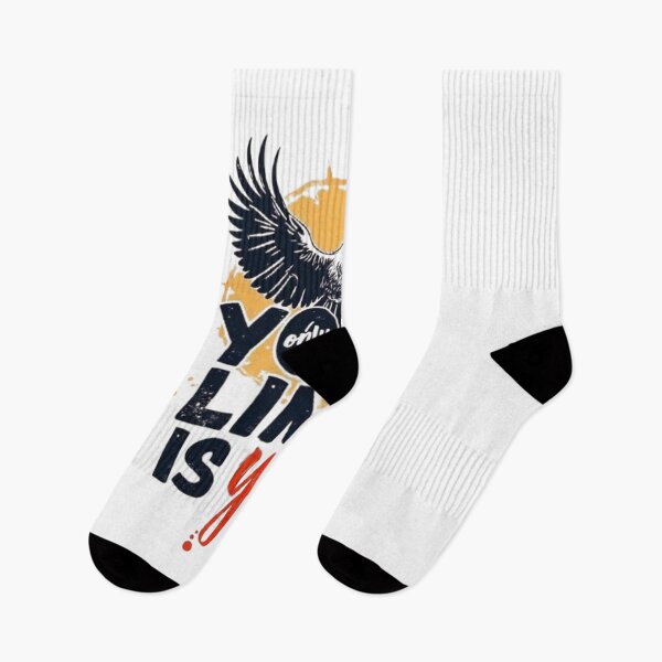Item preview, Your Only Limit Is You Motivational Eagle designed and sold by Bulk order available .