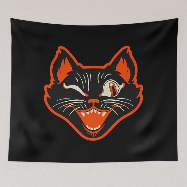 Item preview, Retro Winking Black Cat designed and sold by lawlsbdy38.