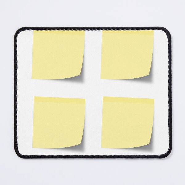 Item preview, Post Note Sticky Note Paper Yellow Blank Memo Pad Square Background with Shadow designed and sold by DotLinePlane.