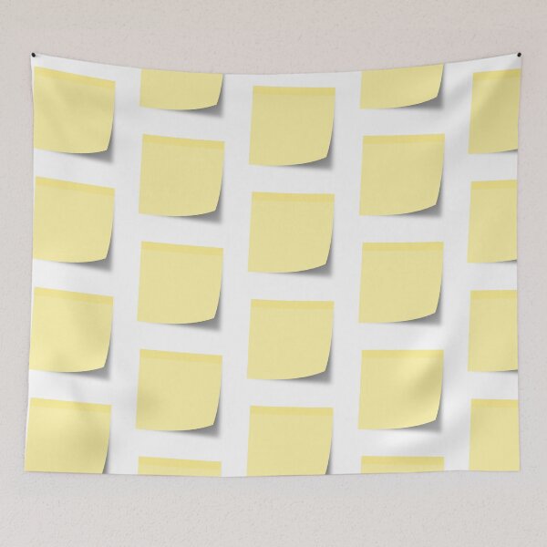Item preview, Post Note Sticky Note Paper Yellow Blank Memo Pad Square Background with Shadow designed and sold by DotLinePlane.