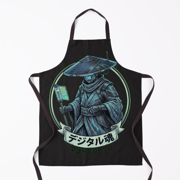Item preview, Circuit Board Ronin - Cyberpunk Ukiyo-e Samurai Art designed and sold by Thaivi Design.
