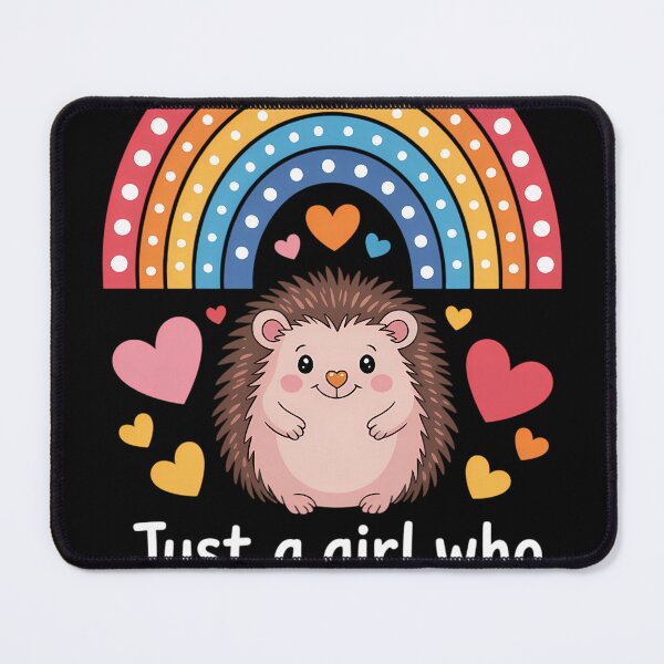 Item preview, Rainbow Just A Girl Who Loves Hedgehogs designed and sold by daillotadlboxmu.