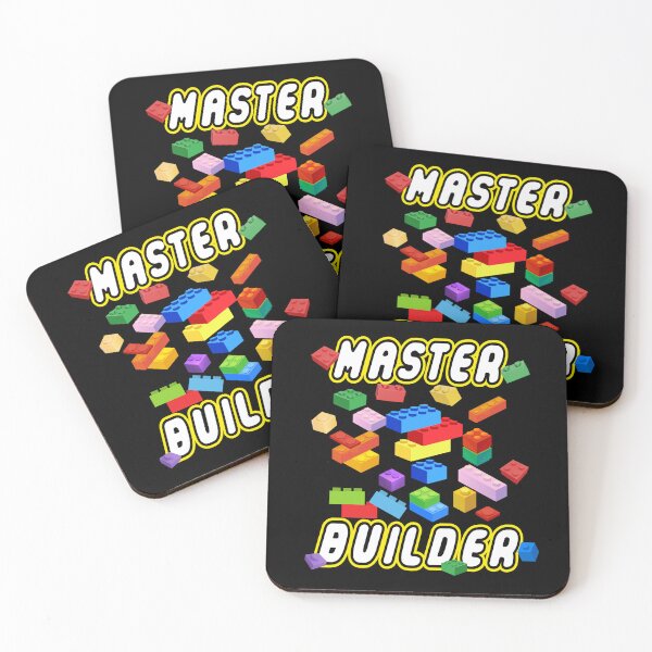 Item preview, Building Bricks Master Builder Colorful Construction Blocks designed and sold by BeansHotTees.