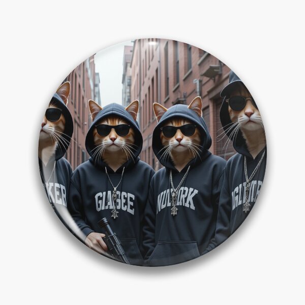 Item preview, Urban Legends – Streetwise Cats with a Bold Gangster Attitude designed and sold by PixelVibe782.