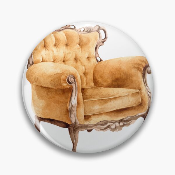 Item preview, Watercolor Regency Chair designed and sold by earthtokarly.