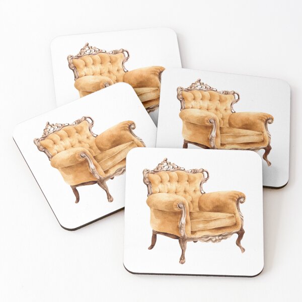 Item preview, Watercolor Regency Chair designed and sold by earthtokarly.
