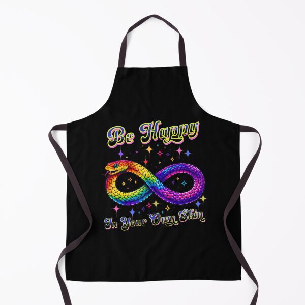 Item preview, Be Happy In Your Own Skin Rainbow Snake Autism Awareness designed and sold by BeansHotTees.