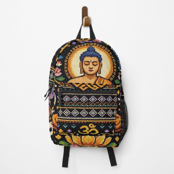 Item preview, Buddha Meditation Knit Design – Yoga Ethnic Art designed and sold by Mauswohn.