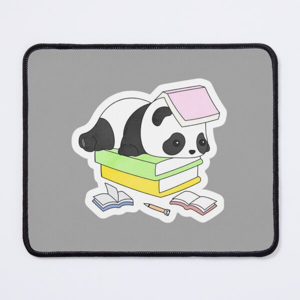 Item preview, Tired Study Panda - Cute Sleeping Panda on Books Kawaii Illustration designed and sold by ChessyChop.