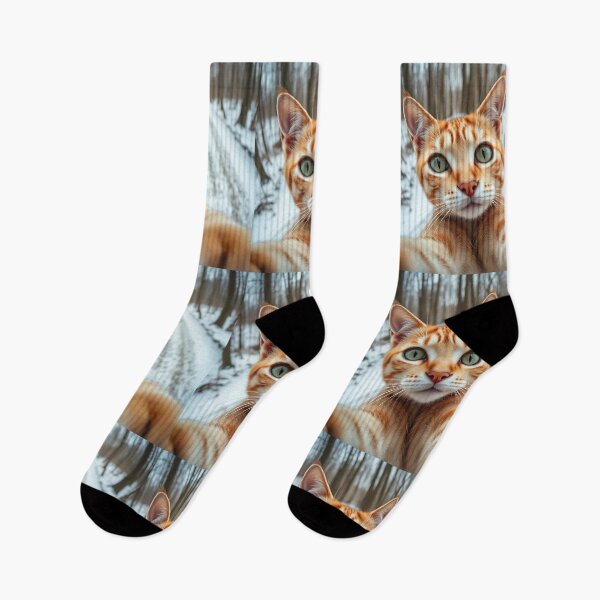 Item preview, Winter Selfie Crew – Tabby Cat and Loyal Rottweilers in Snowy Forest designed and sold by PixelVibe782.