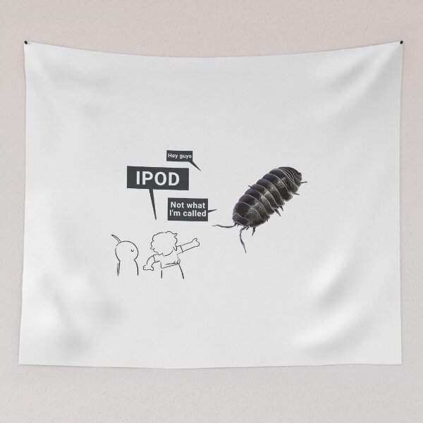 Item preview, Not What I'm Called Pillbug Isopod Meme designed and sold by aurora-borealis.