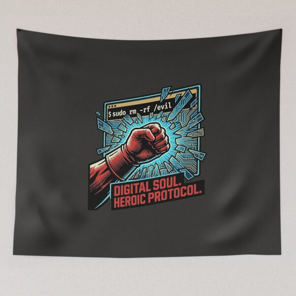 Item preview, Sudo rm -rf /evil | Command Line Hero Linux Propaganda designed and sold by Thaivi Design.