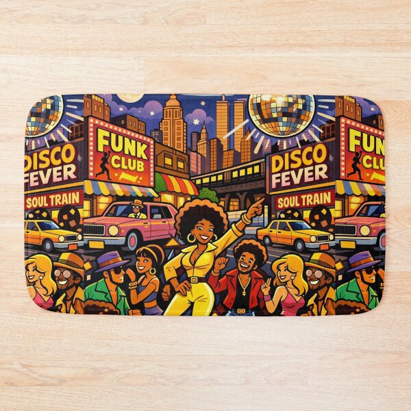 Item preview, Disco Fever Soul Train at Harlem Scene designed and sold by Arte Cartoon From TagTeam Group.