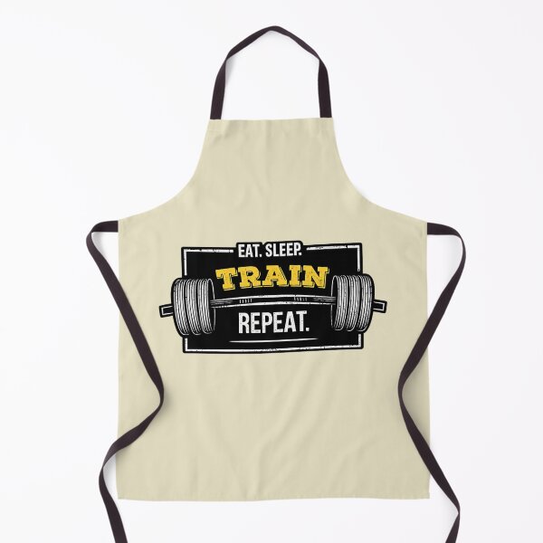 Item preview, Eat Sleep Train Repeat - Hardcore Gym Motivation designed and sold by Vicky021.