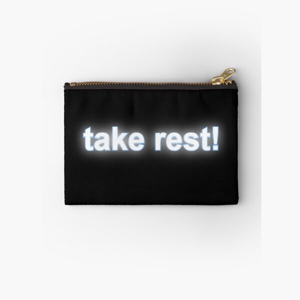 Item preview, Self-Care Reminder "Take Rest!" Neon Style designed and sold by busineefy270.