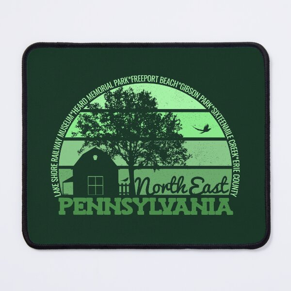 Item preview, North East Pennsylvania Sunset Retro Vintage Local Pride Logo designed and sold by CRHPOD20.