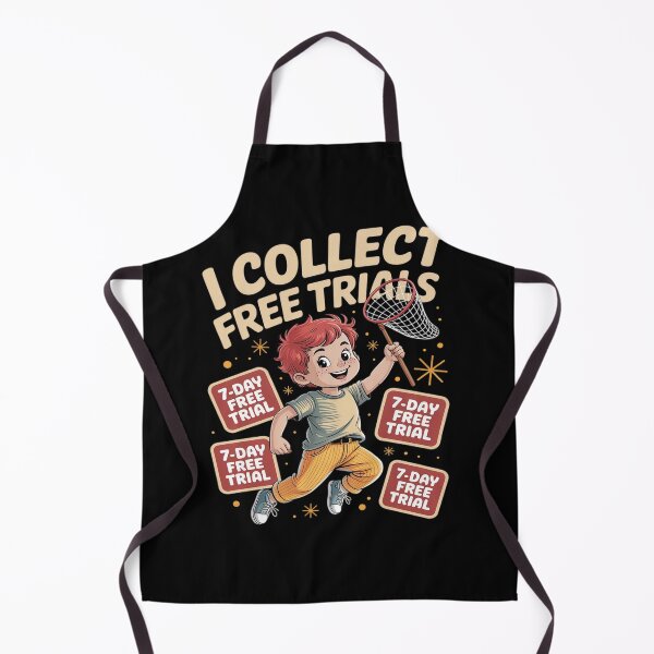 Item preview, I Collect Free Trials Funny Subscription Humor Smart Shopper designed and sold by Voidbinder.