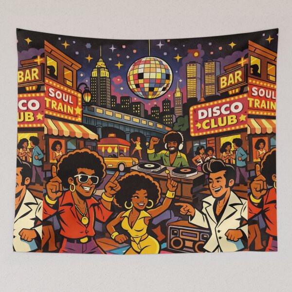 Item preview, 70s Funk Party at Harlem Scene New York designed and sold by Arte Cartoon From TagTeam Group.