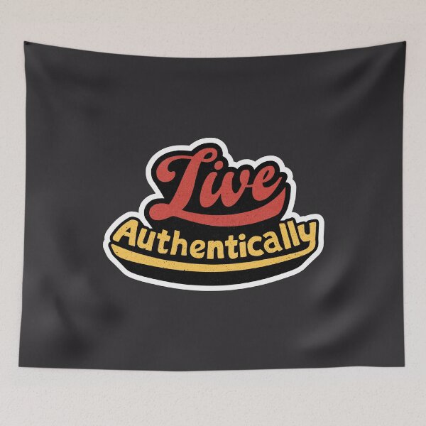 Item preview, Live Authentically Retro Script Typography designed and sold by trepiu.
