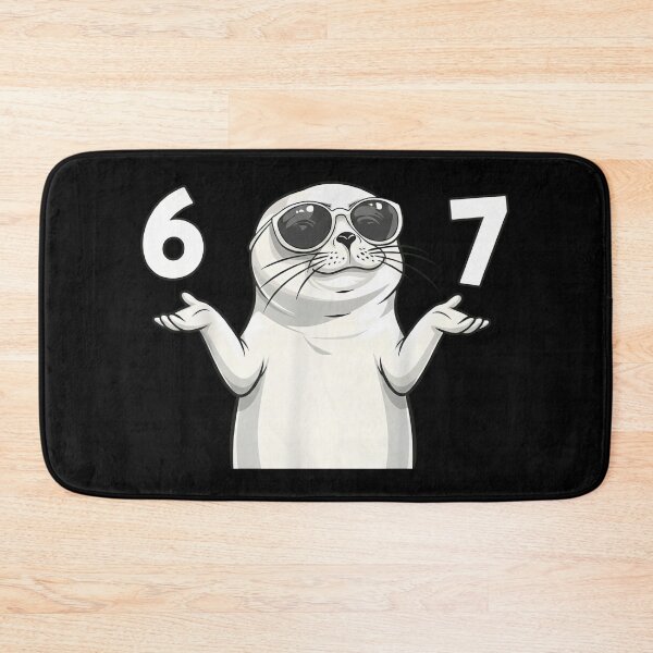 Item preview, Cool Seal Shrugging Meme – 6 or 7 Six Seven designed and sold by LashondaGreen89.