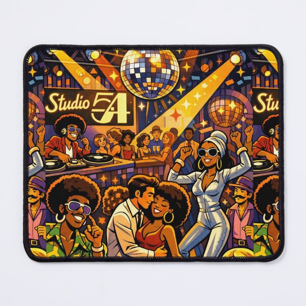 Item preview, 70s Funk Black Party at Studio 54 Scene New York designed and sold by Arte Cartoon From TagTeam Group.