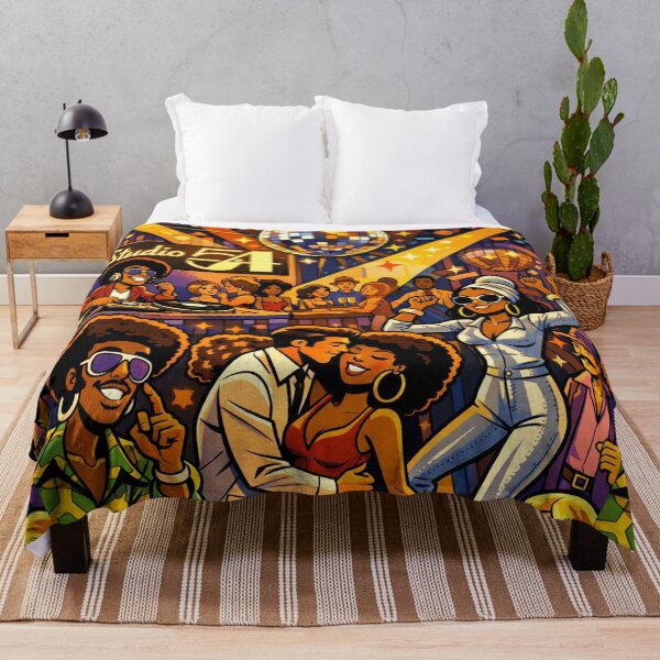 Item preview, 70s Funk Black Party at Studio 54 Scene New York designed and sold by Arte Cartoon From TagTeam Group.