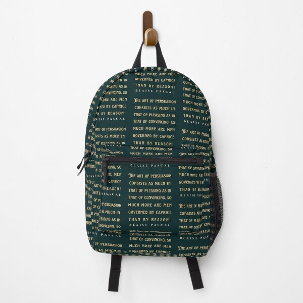 Item preview, Blaise Pascal quote: The art of persuasion consists as much in that of pleasing as in that of convincing, so much more are men governed by caprice designed and sold by artbleed.