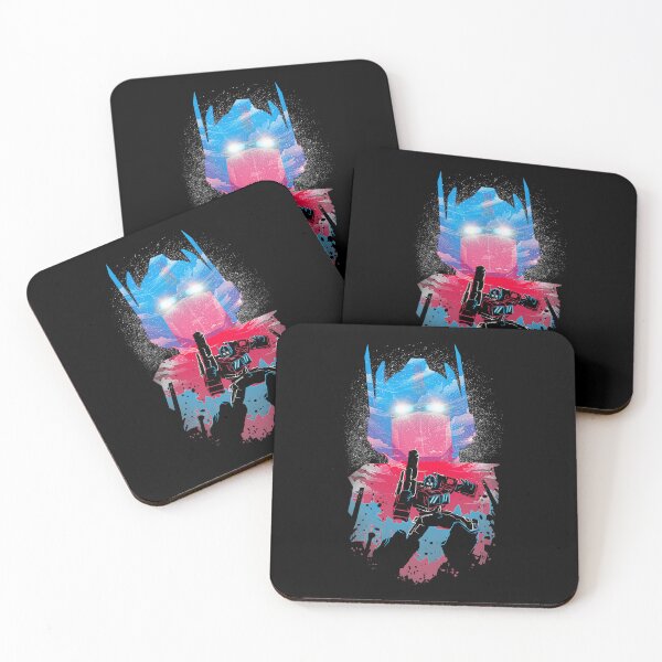 Item preview, Abstract Optimus Prime Paint Splash Portrait designed and sold by LaurenceLeroux.
