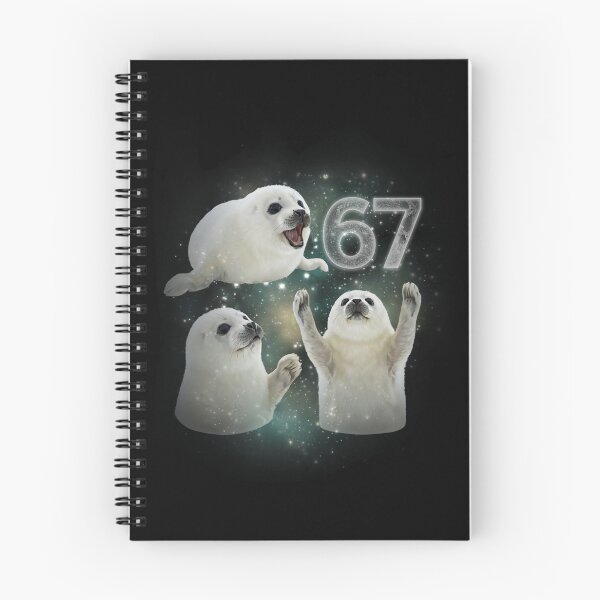 Item preview, Galaxy Seal Moon Celebration – Number 67 Six Seven Vibes designed and sold by LashondaGreen89.