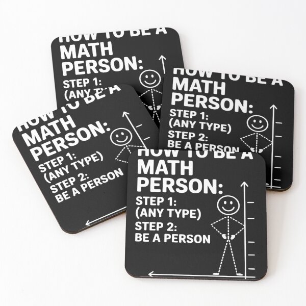 Item preview, How To Be A Math Person Equation Calculation Lover Quotes designed and sold by Dakarothill.