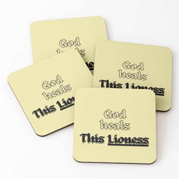 Item preview, God Heals This Lioness designed and sold by Strength & Faith Bound.