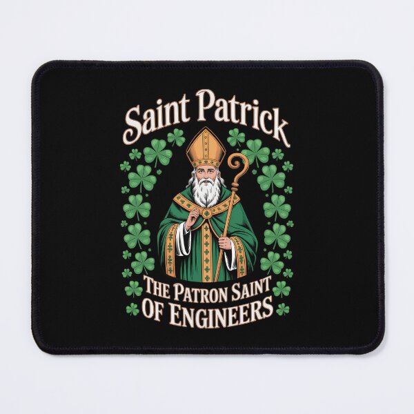 Item preview, Saint Patrick, the patron Saint of engineers designed and sold by IdunayaStore.