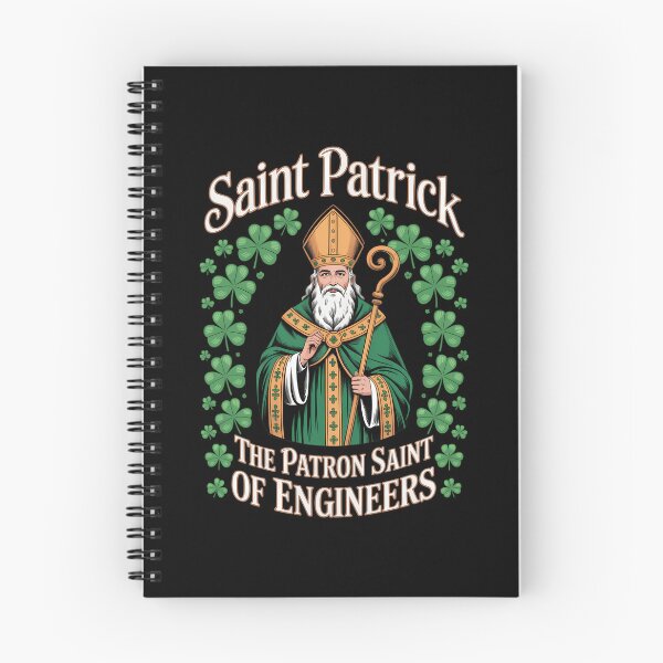 Item preview, Saint Patrick, the patron Saint of engineers designed and sold by IdunayaStore.