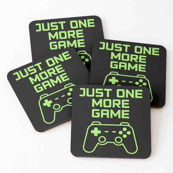Item preview, Just One More Game Neon T-Shirt  Funny Gamer Quote Controller Tee designed and sold by Design-Pro-21.