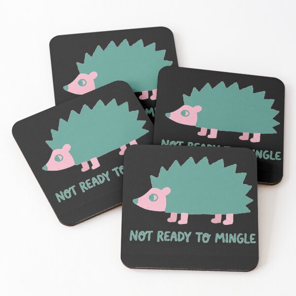 Item preview, Introvert Hedgehog - Not Ready to Mingle designed and sold by AdyKurniawan.