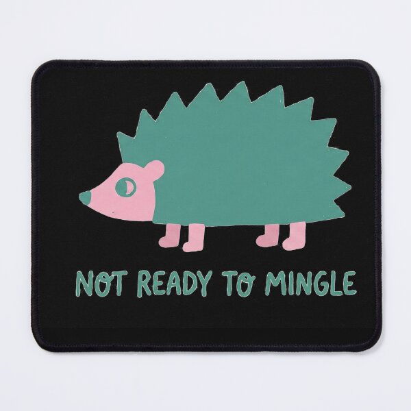 Item preview, Introvert Hedgehog - Not Ready to Mingle designed and sold by AdyKurniawan.