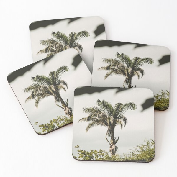 Item preview, Palm tree leaves blowing in the wind designed and sold by Léa Lefebvre Photography.
